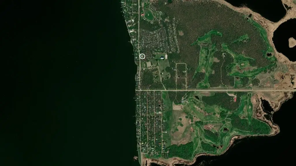 Aerial view of Oak Island Resort & Golf and surroundings