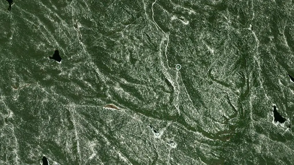 Aerial view of Le Fantôme and surroundings