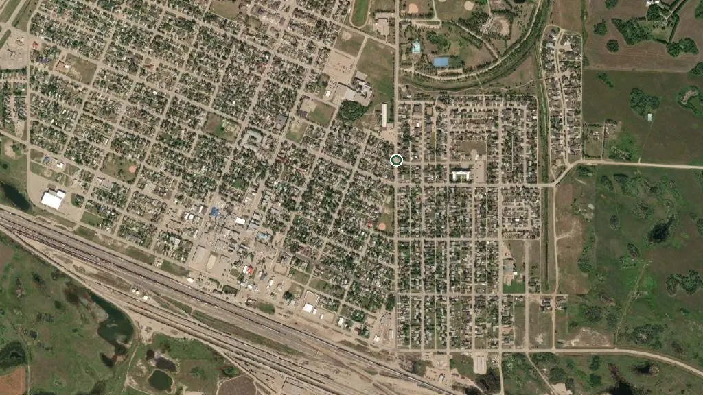 Aerial view of Melville Regional Park and surroundings