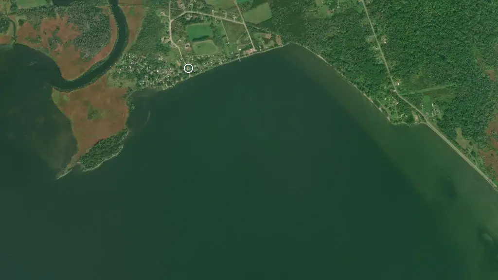 Aerial view of Snookie and Sons Hideaway and surroundings