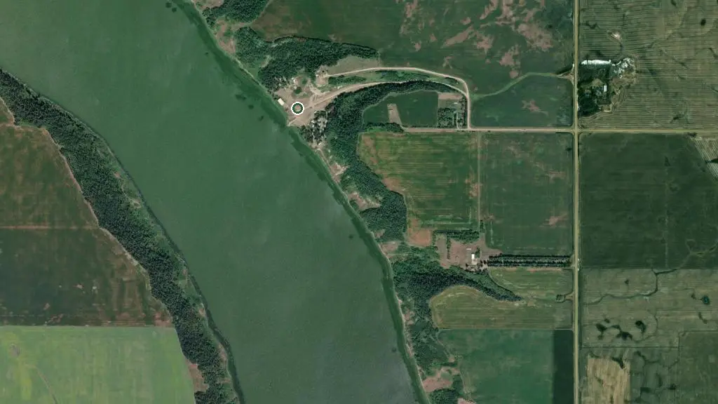 Aerial view of Coal Lake Camping and surroundings