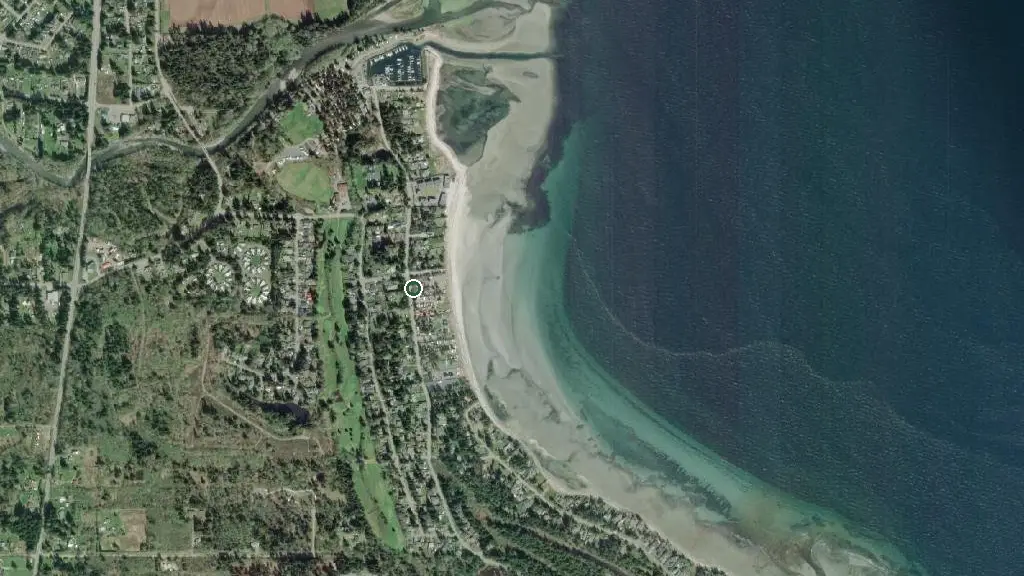 Aerial view of Miracle Beach Resort and surroundings