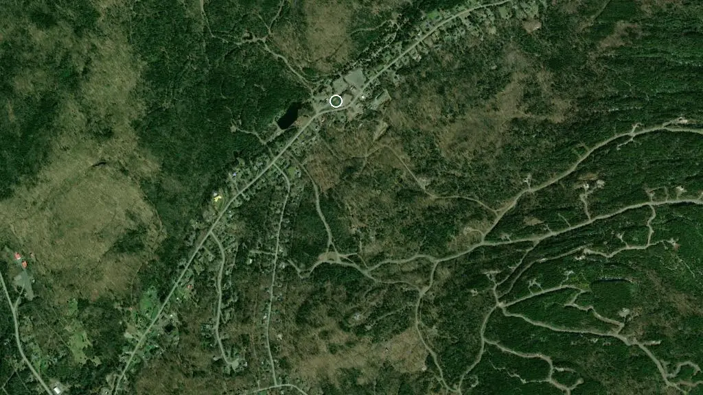 Aerial view of Les Sentiers du Moulin and surroundings