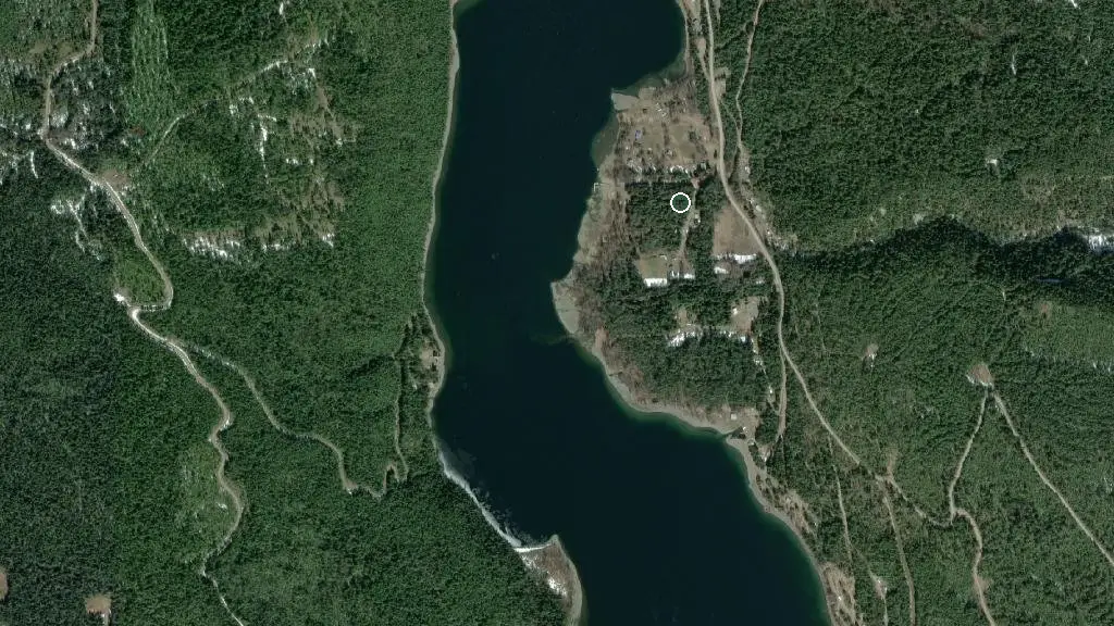 Aerial view of Cedar Point Campgrounds and surroundings