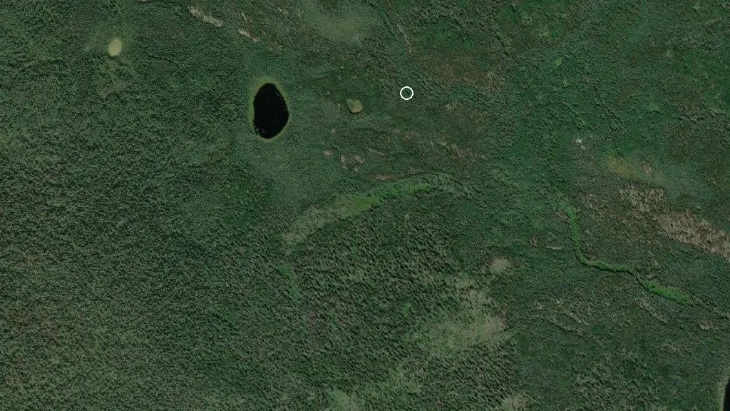 Aerial view of Backcountry Camping, Lakeland Provincial Recreation Area and surroundings