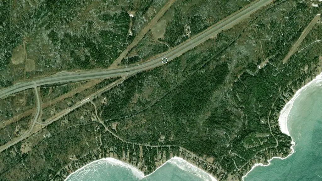 Aerial view of Lilac Resort Motel, Campground & Waterslide and surroundings