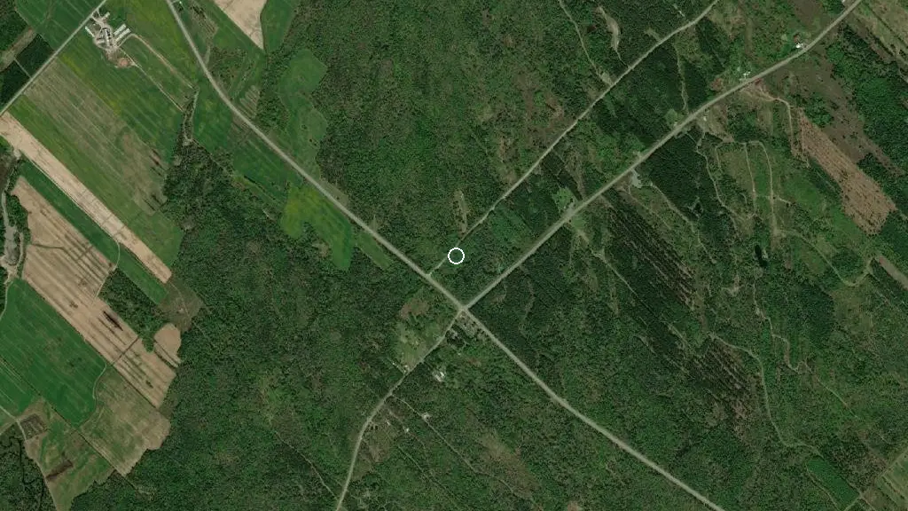 Aerial view of Camping du Lac de la Grande Fourche and surroundings