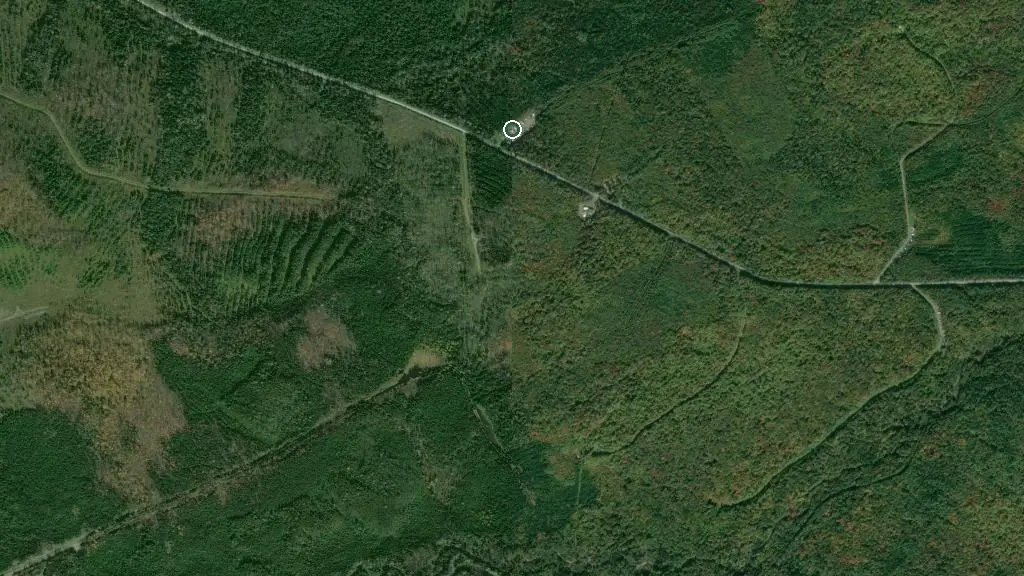 Aerial view of Camping rustique 3 and surroundings