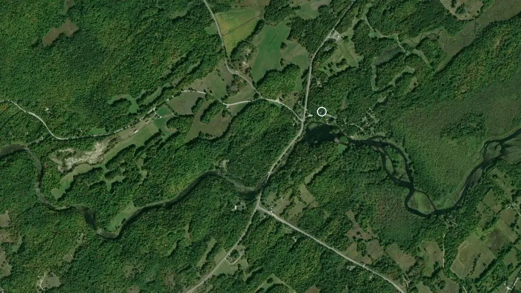 Aerial view of Casawinati Trailer Park and surroundings