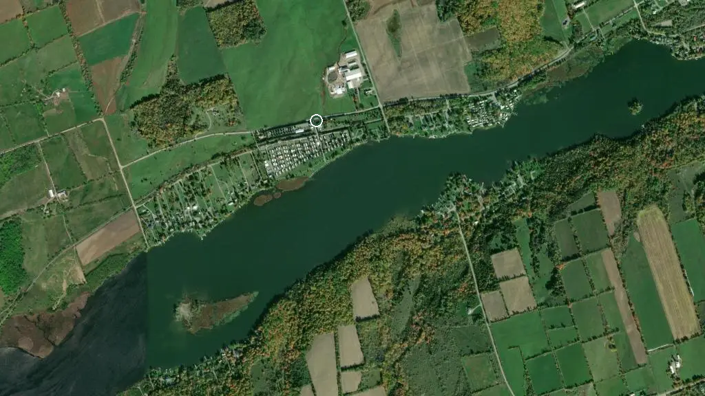 Aerial view of Dreamland Resort and surroundings
