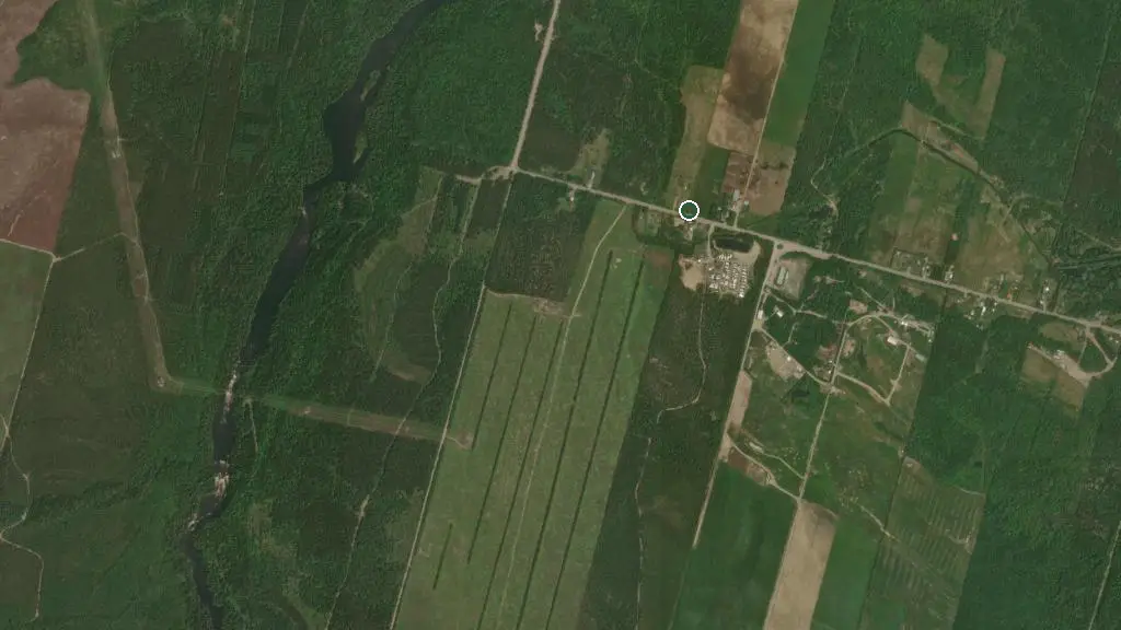 Aerial view of Camping A. & L. Migneault and surroundings