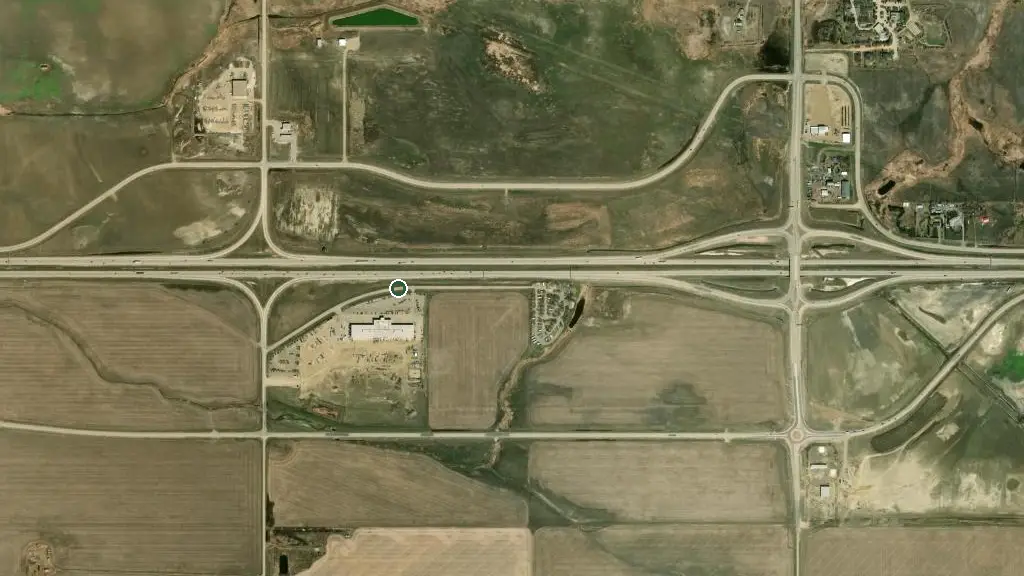 Aerial view of Buffalo Lookout Campgound and surroundings