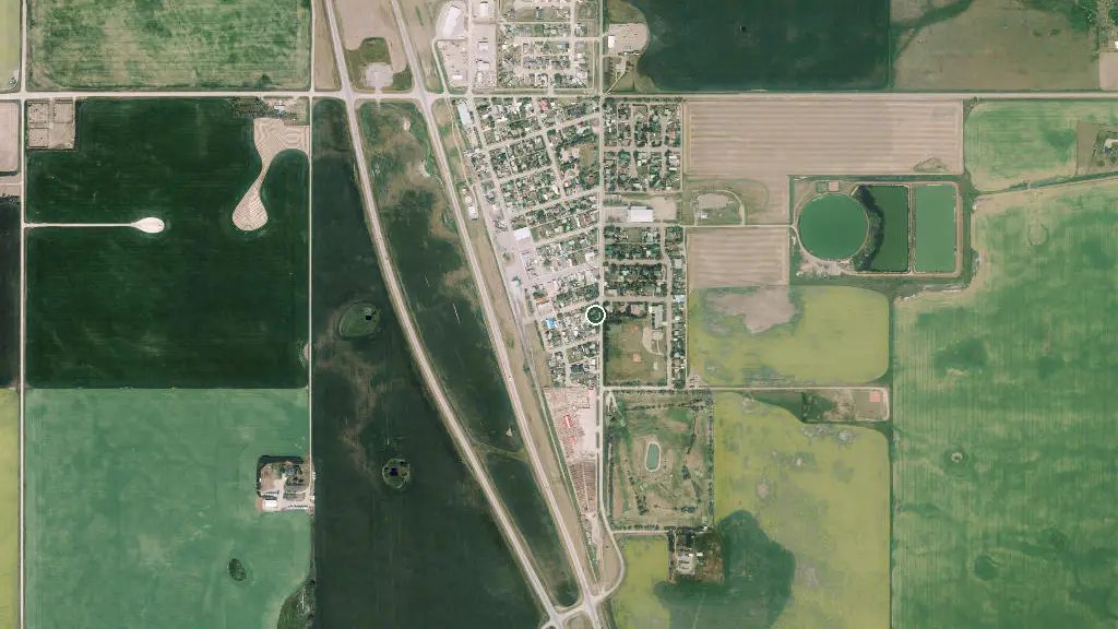 Aerial view of Centennial Park and surroundings