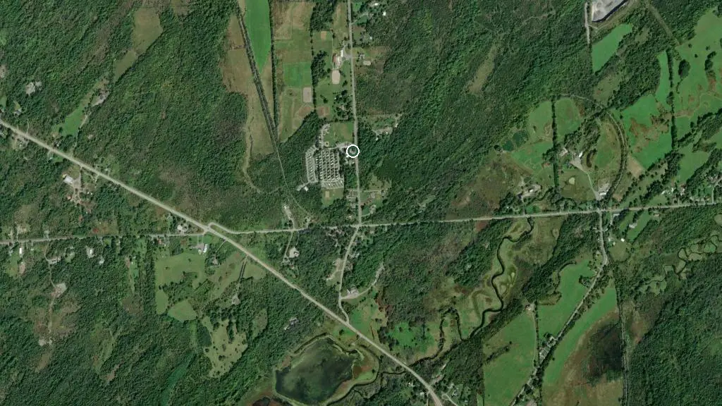 Aerial view of 1000 Islands / Kingston KOA Holiday and surroundings