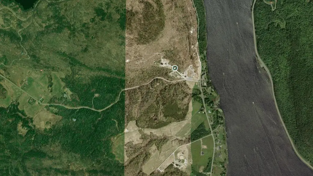 Aerial view of Nature Nature - Hébergement & Plein Air and surroundings
