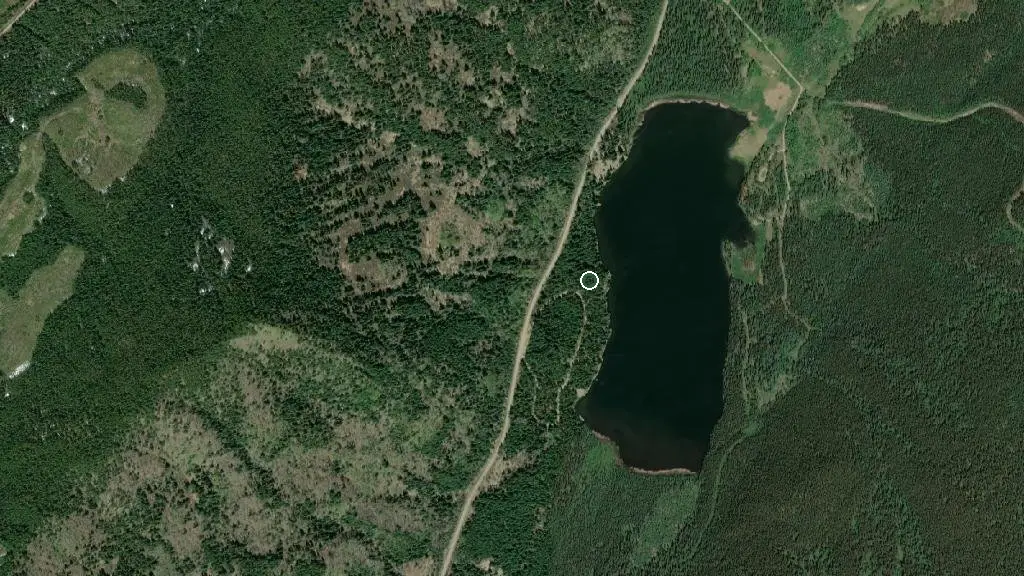 Aerial view of Pine Hollow and surroundings