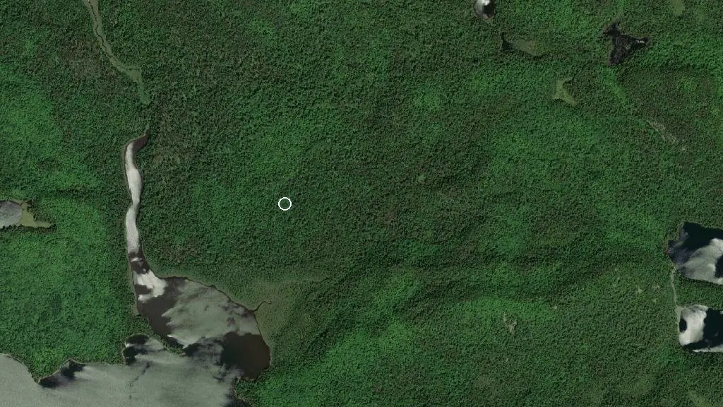 Aerial view of Mississagi Provincial Park and surroundings