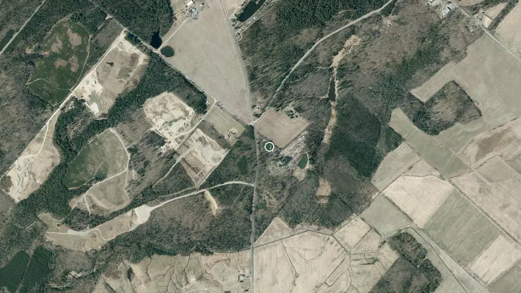 Aerial view of Camping Parc Central and surroundings
