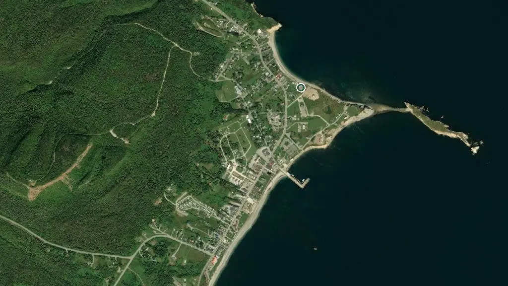 Aerial view of Camping au Havre de la Nuit Inc and surroundings