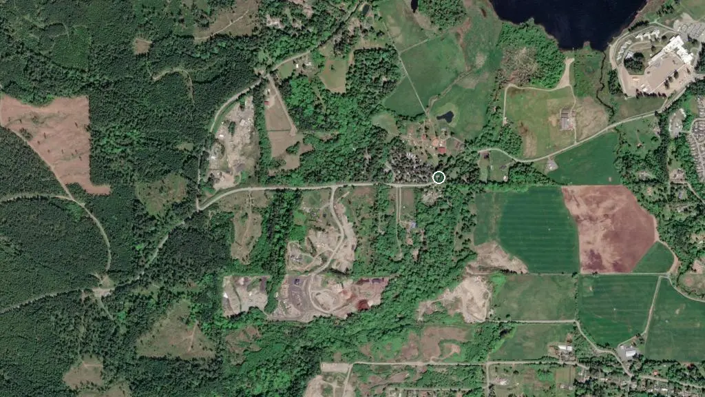 Aerial view of Brannen Lake RV Park and Campsite and surroundings
