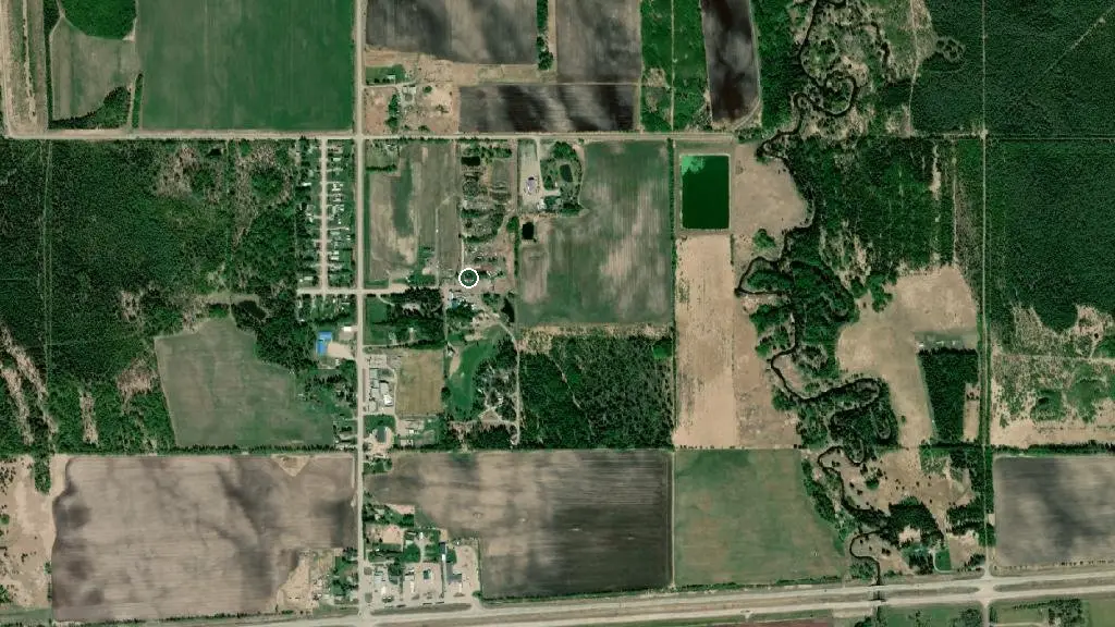 Aerial view of Hidden Grove Campground  RV Park and surroundings