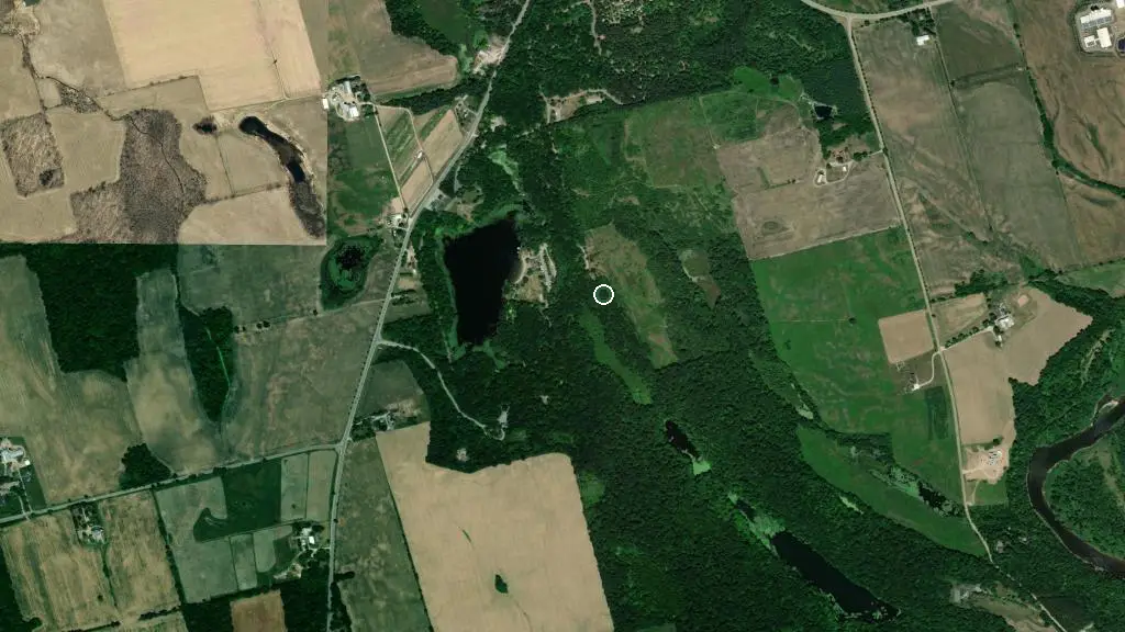Aerial view of Pinehurst Lake Cons Area and surroundings