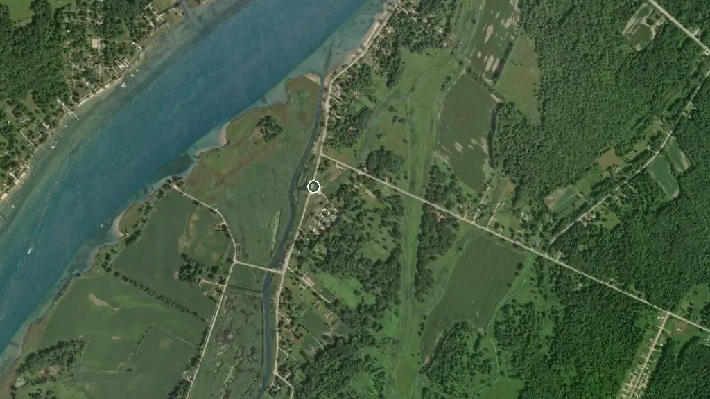 Aerial view of Chematogen Trailer Park & Campgrounds and surroundings
