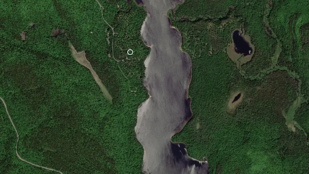 Aerial view of La Mauricie - Wapizagonke and surroundings