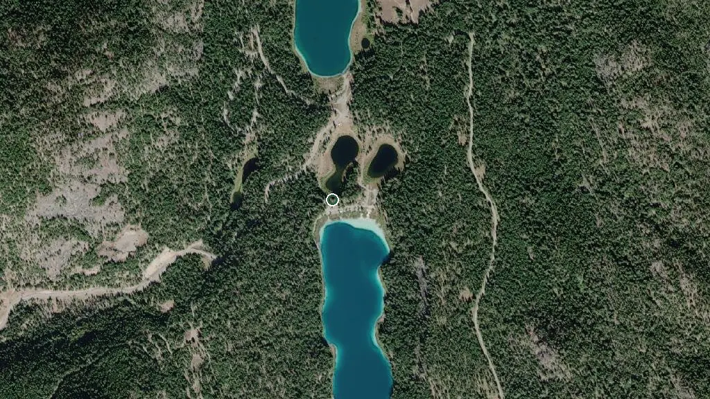 Aerial view of Kentucky-Alleyne Provincial Park and surroundings