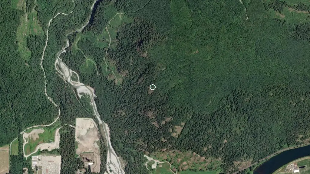 Aerial view of Nut Shack and surroundings