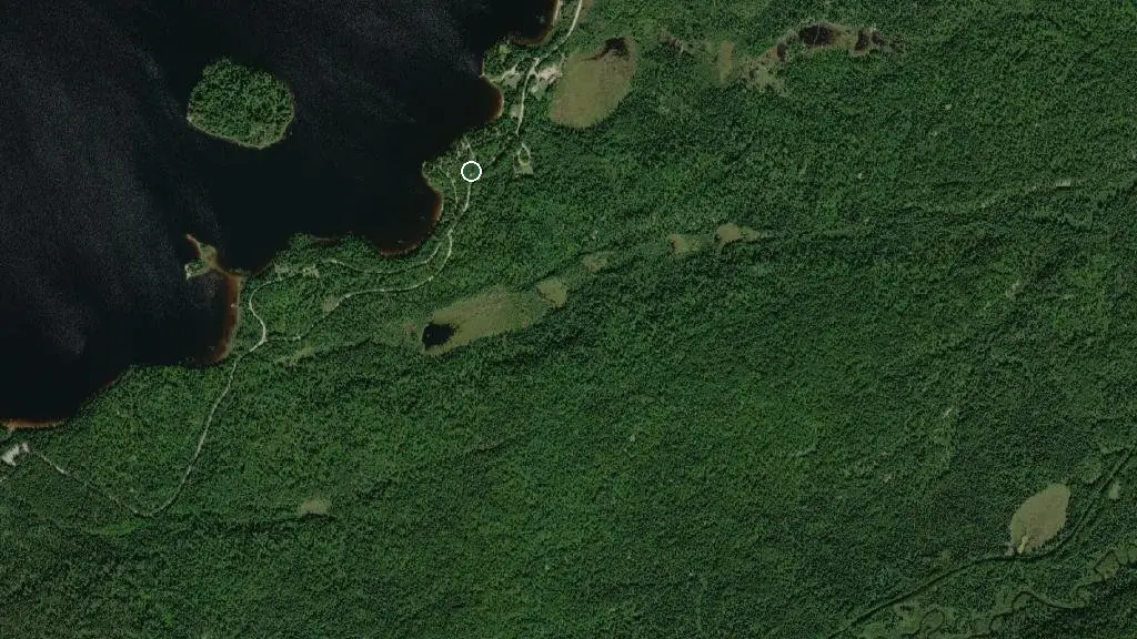 Aerial view of Chippewa Campground and surroundings