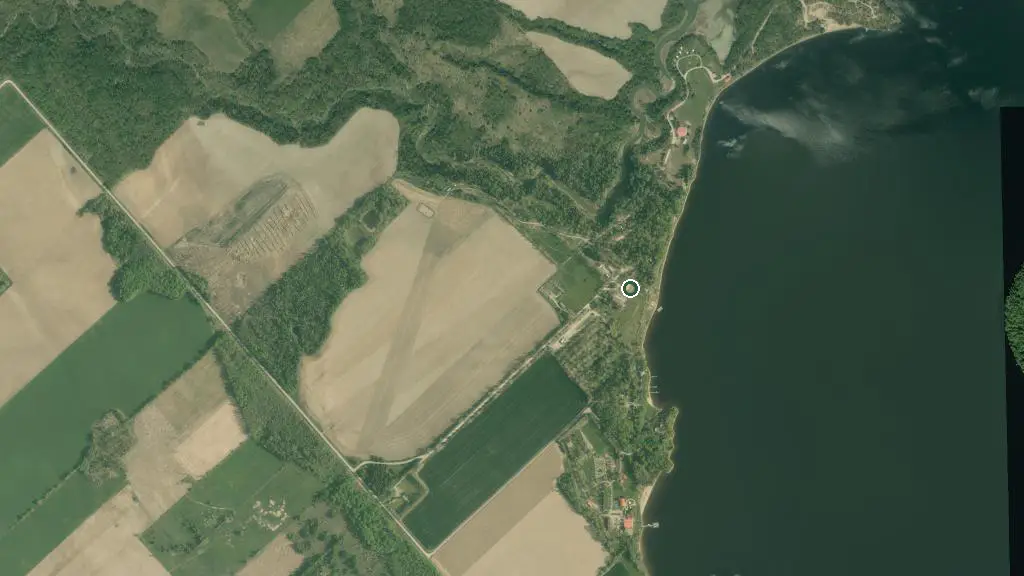 Aerial view of Horse Country Campground and surroundings