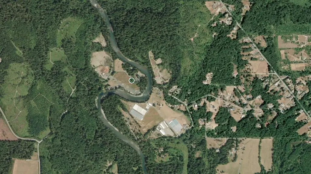 Aerial view of Coleman RV & Campground and surroundings
