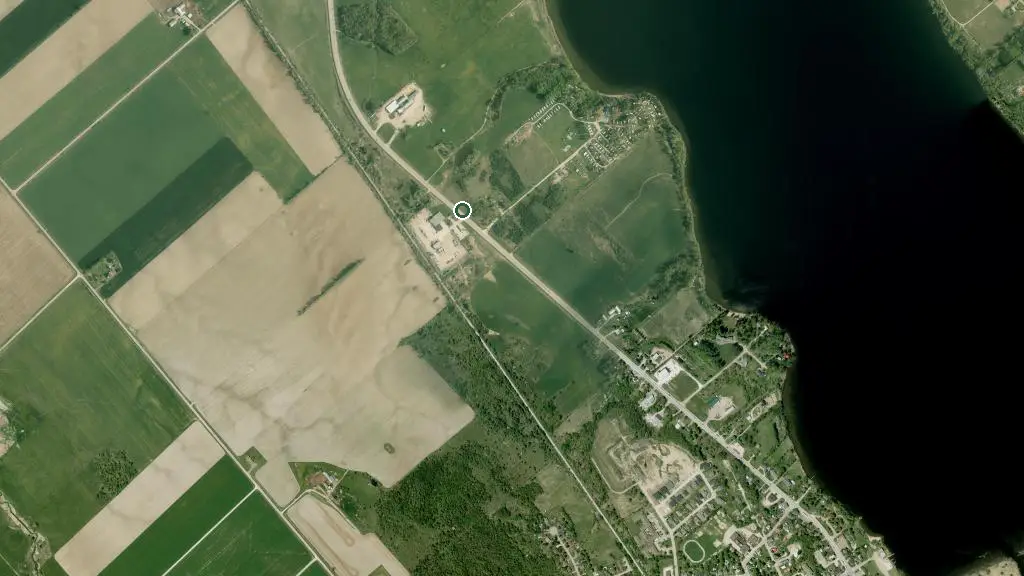 Aerial view of Bona Vista Campground and surroundings