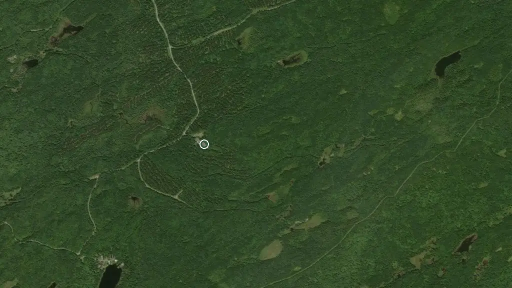 Aerial view of Camping rustique 19 and surroundings