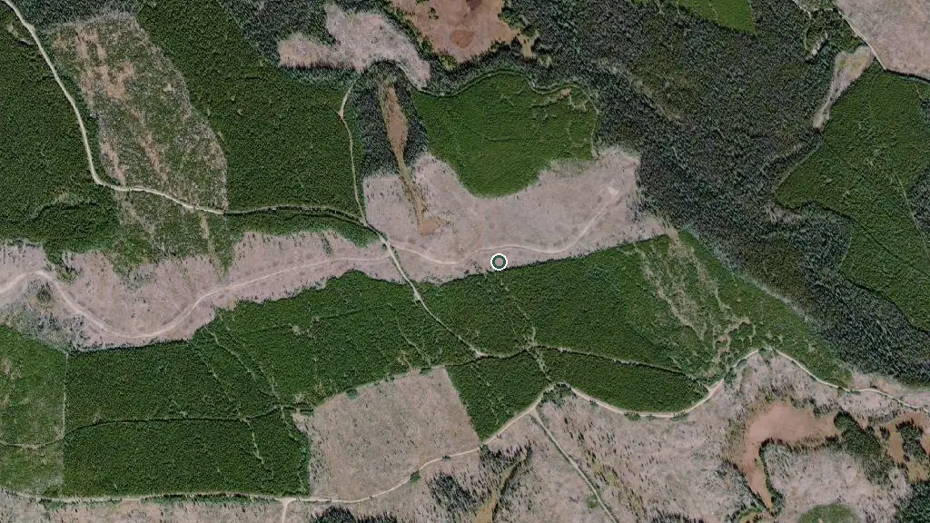 Aerial view of Princeton Golf Club RV Park and surroundings