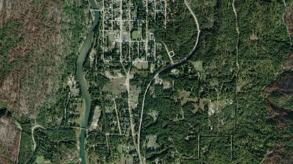 Aerial view of Springer Creek RV Park & Campground and surroundings
