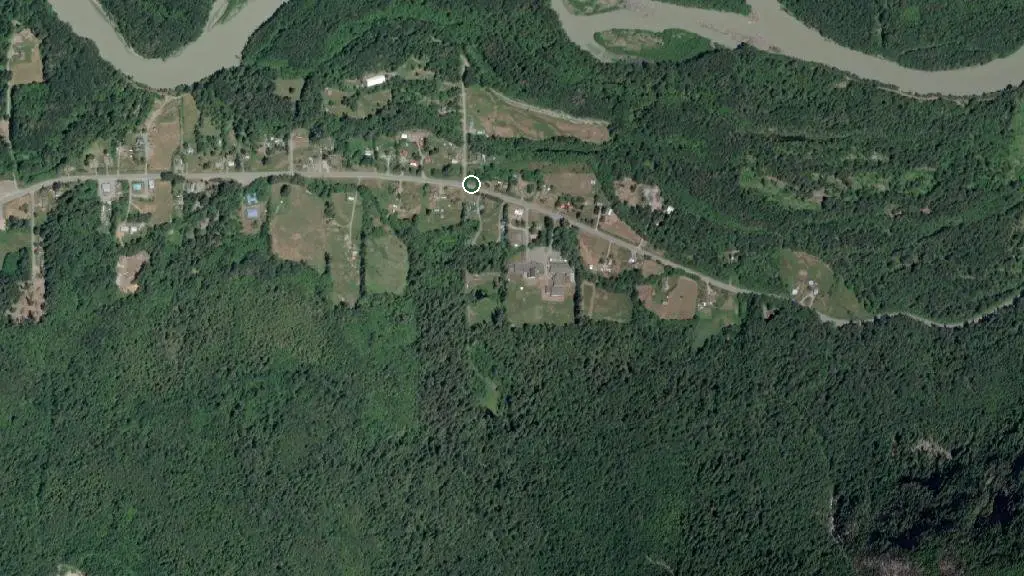 Aerial view of Gnome's Home Campground & RV Park and surroundings