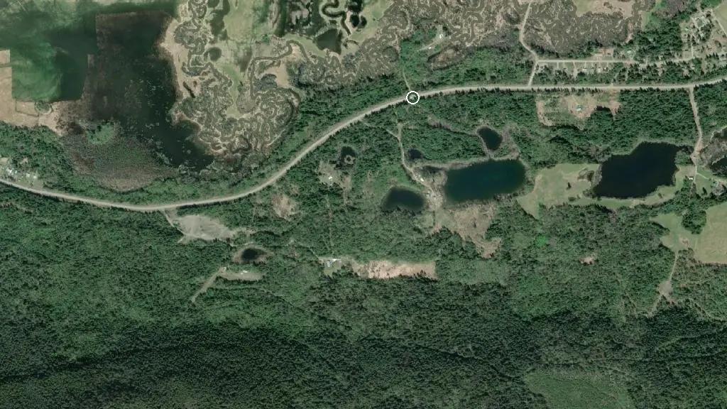 Aerial view of Reynolds Resort and surroundings