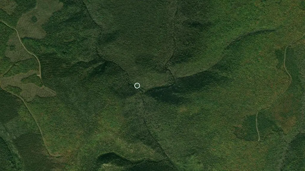 Aerial view of Refuge du Ruisseau-Creux and surroundings