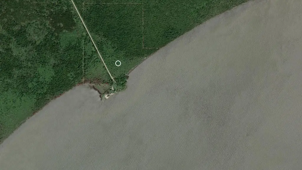 Aerial view of Birch Point Campground and surroundings
