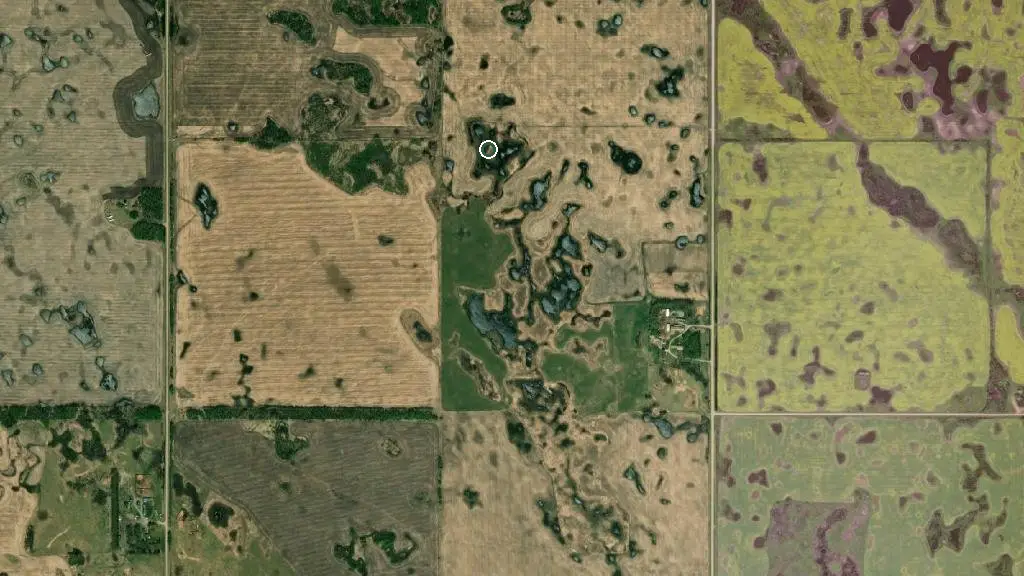 Aerial view of Saltcoats Regional Park and surroundings