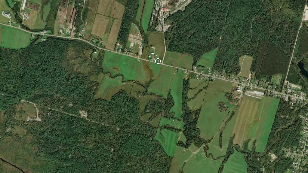 Aerial view of Camping Plage Margot and surroundings