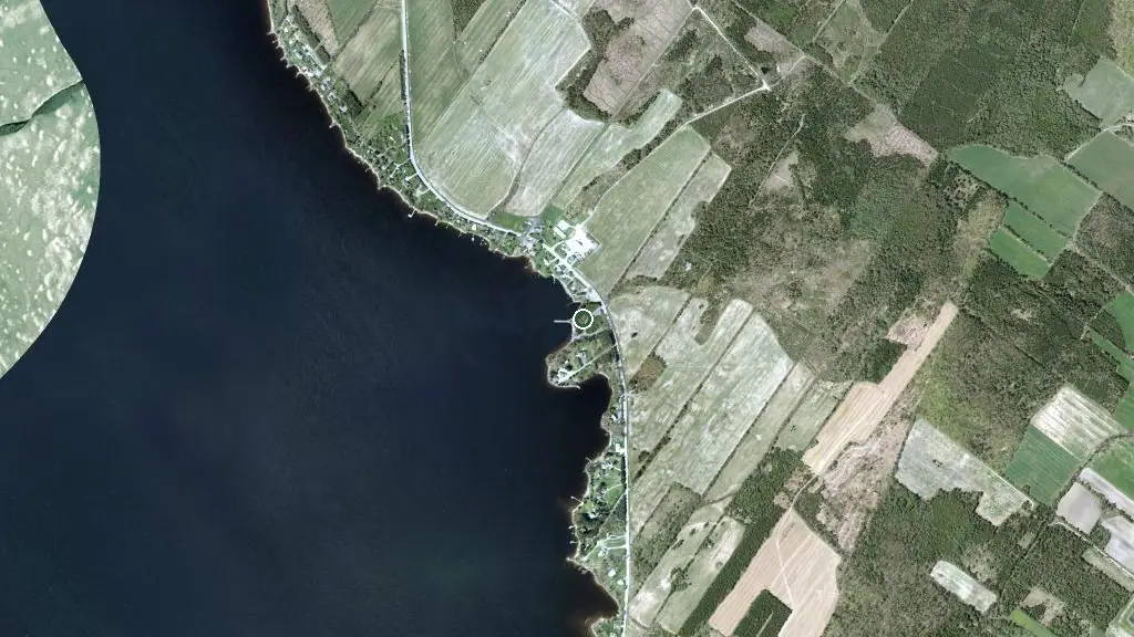 Aerial view of Domaine Bolduc Carrier and surroundings