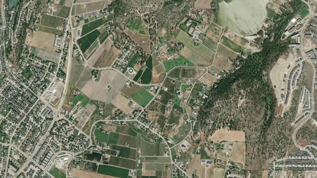 Aerial view of Scenic View RV Park and surroundings