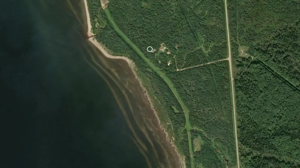 Aerial view of The Nest and surroundings