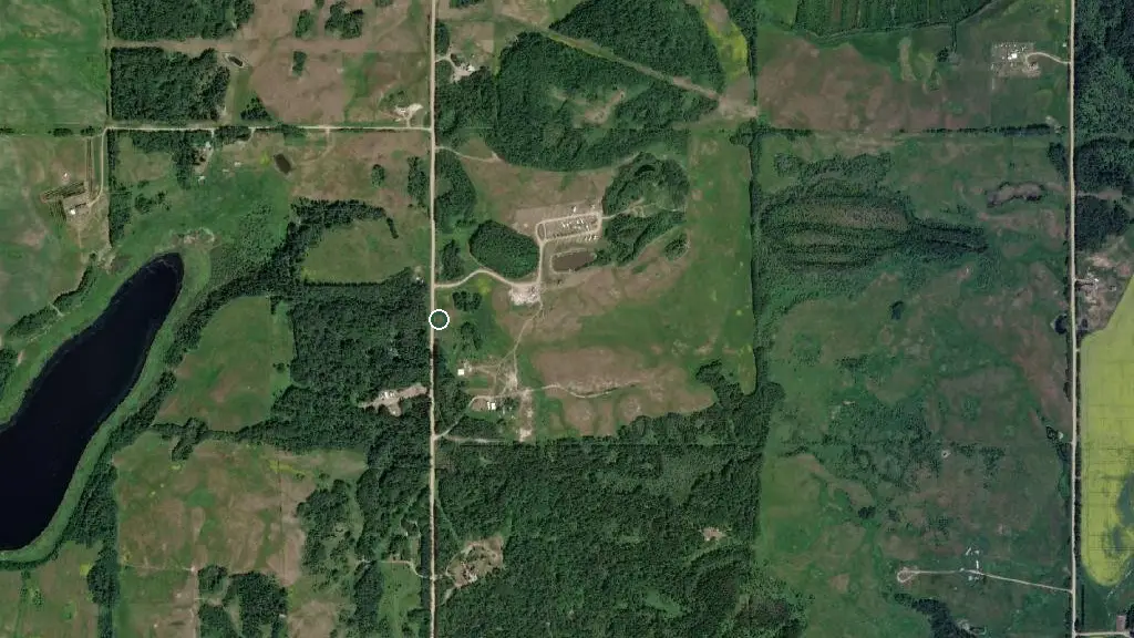 Aerial view of Memory Lane Campground and RV Park and surroundings