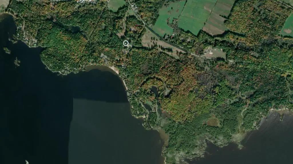 Aerial view of Pine Lodge and surroundings