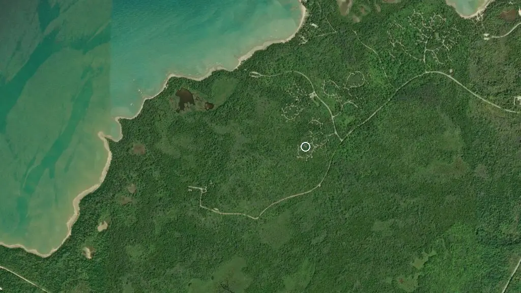 Aerial view of Grouse Landing and surroundings