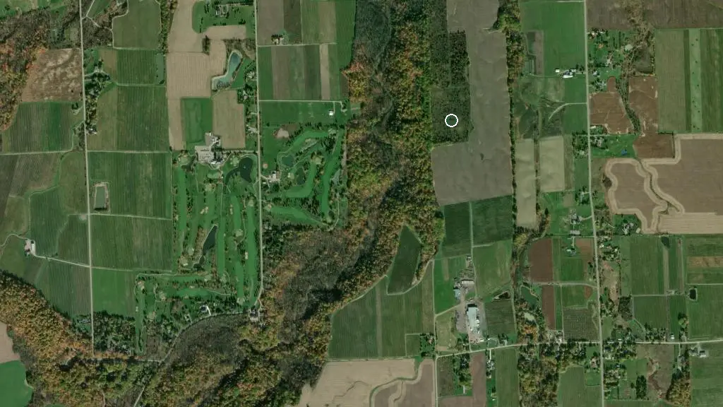 Aerial view of Big Valley Campground and surroundings